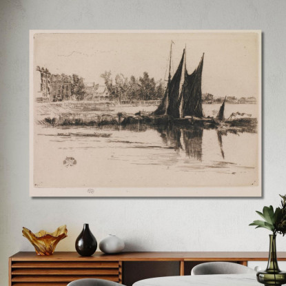 Hurlingham 2 James Abbott McNeill Whistler jam50 quadro stampato su tela