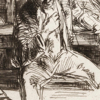 Uomini Della Riva James Abbott McNeill Whistler jam59 quadro stampato su tela