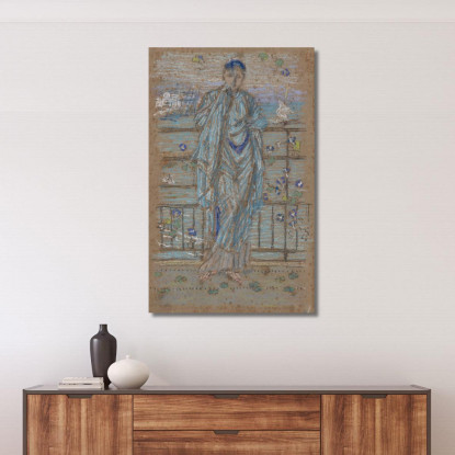Gloria Mattutina James Abbott McNeill Whistler jam62 quadro stampato su tela