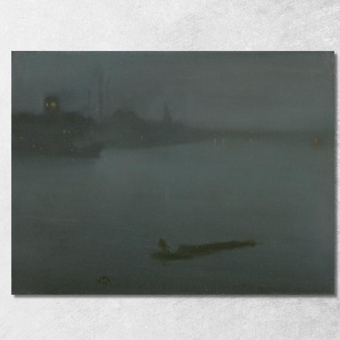 Notturno In Blu E Argento James Abbott McNeill Whistler jam67 quadro stampato su tela