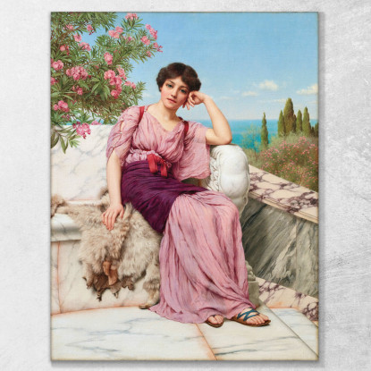 Sogni D'Oro John William Godward jwg69 quadro stampato su tela