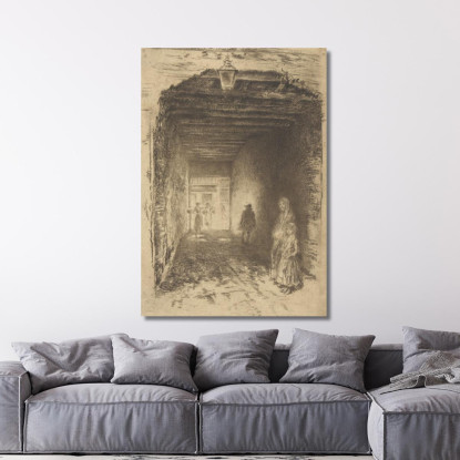 I Mendicanti James Abbott McNeill Whistler jam114 quadro stampato su tela