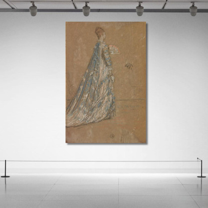 L'Abito Blu James Abbott McNeill Whistler jam115 quadro stampato su tela