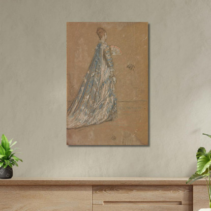L'Abito Blu James Abbott McNeill Whistler jam115 quadro stampato su tela