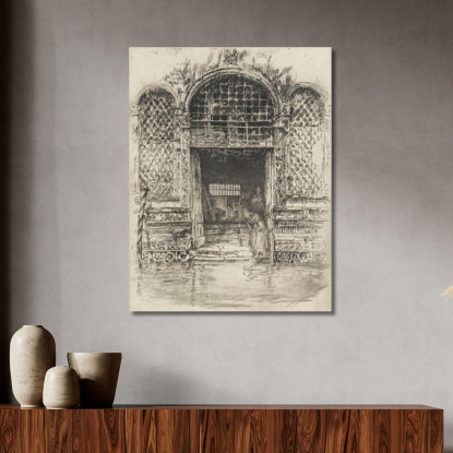 La Porta 2 James Abbott McNeill Whistler jam118 quadro stampato su tela