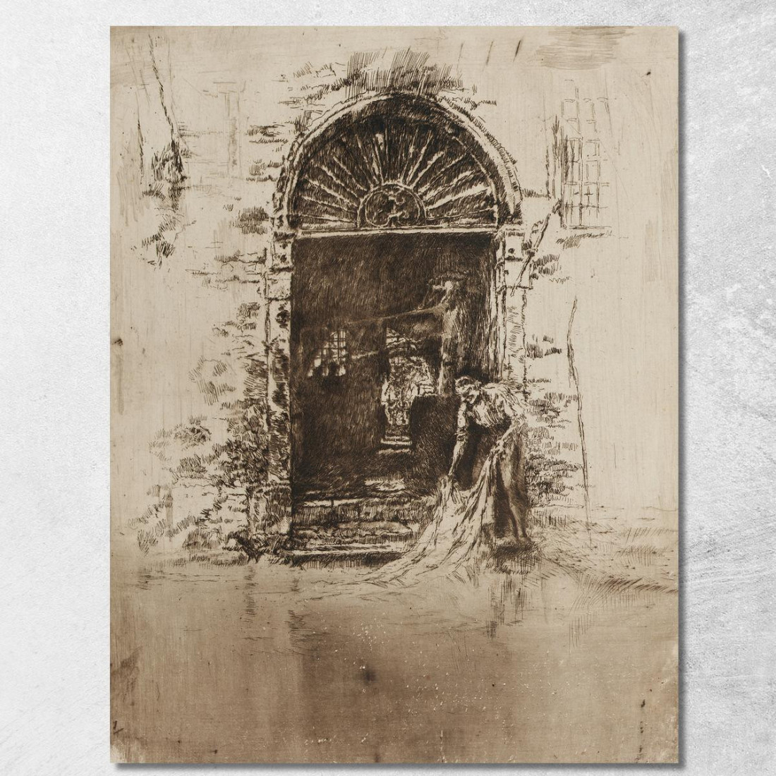 Il Tintore James Abbott McNeill Whistler jam119 quadro stampato su tela