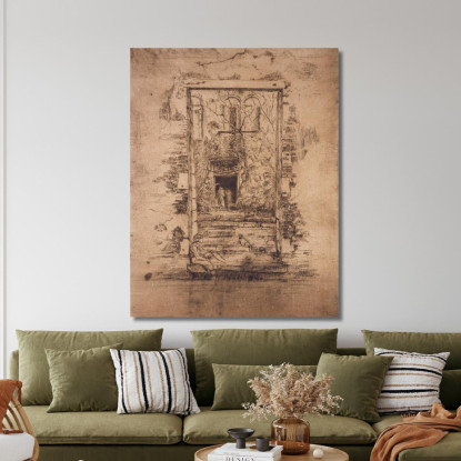 Il Giardino James Abbott McNeill Whistler jam120 quadro stampato su tela