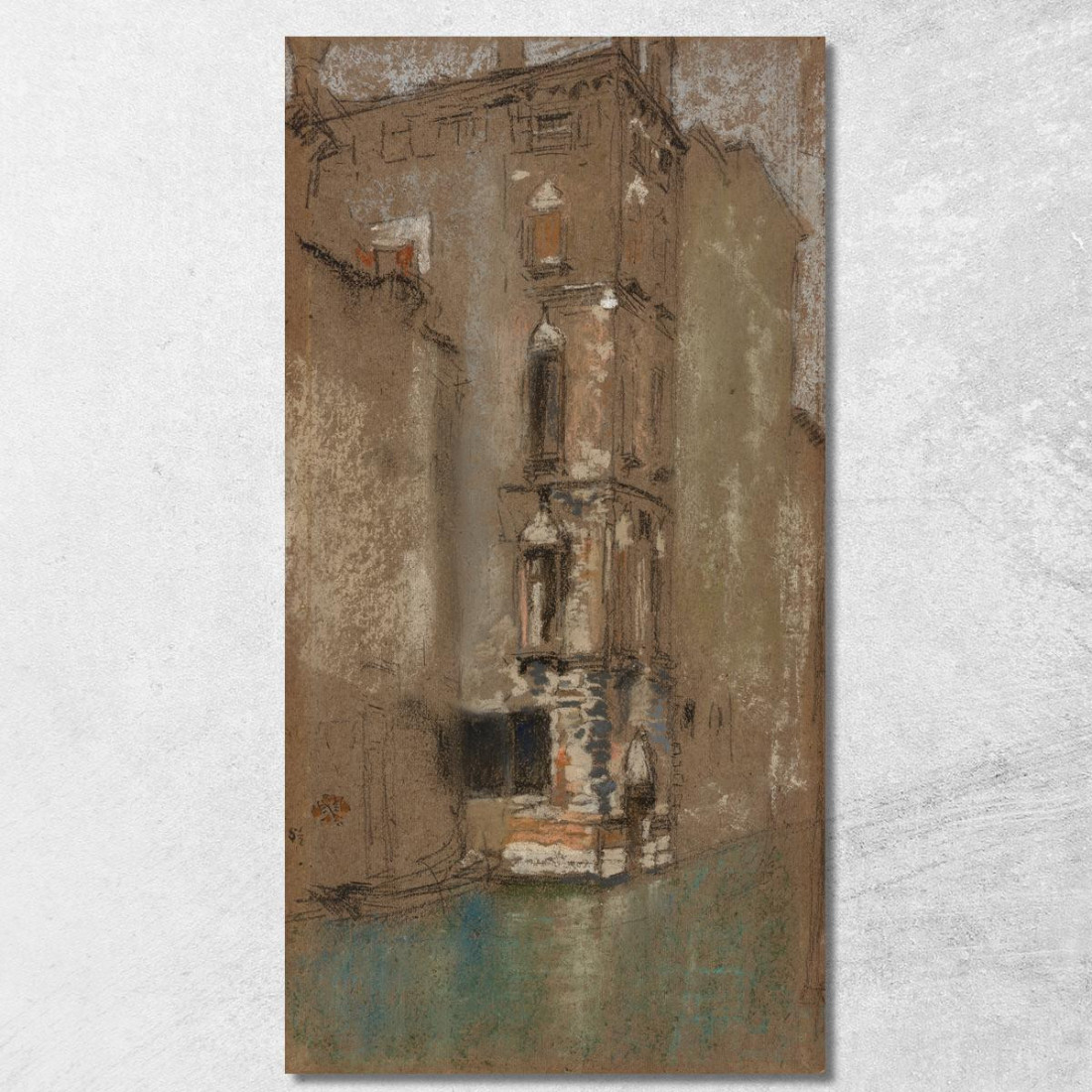 Il Palazzo Di Marmo James Abbott McNeill Whistler jam125 quadro stampato su tela