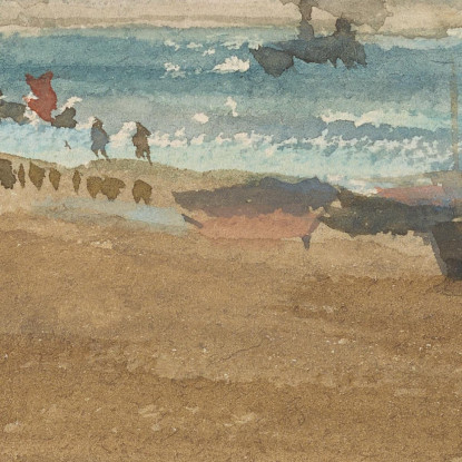 La Foce Del Fiume James Abbott McNeill Whistler jam126 quadro stampato su tela