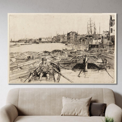 La Piscina 2 James Abbott McNeill Whistler jam131 quadro stampato su tela