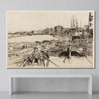 La Piscina 2 James Abbott McNeill Whistler jam131 quadro stampato su tela