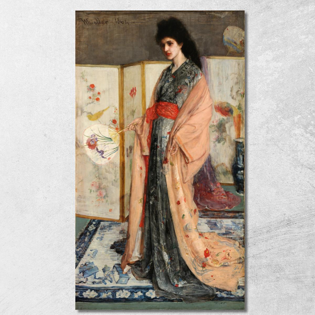 La Principessa Del Paese Della Porcellana James Abbott McNeill Whistler jam132 quadro stampato su tela