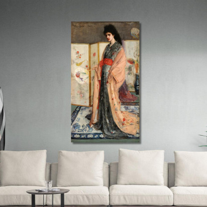 La Principessa Del Paese Della Porcellana James Abbott McNeill Whistler jam132 quadro stampato su tela