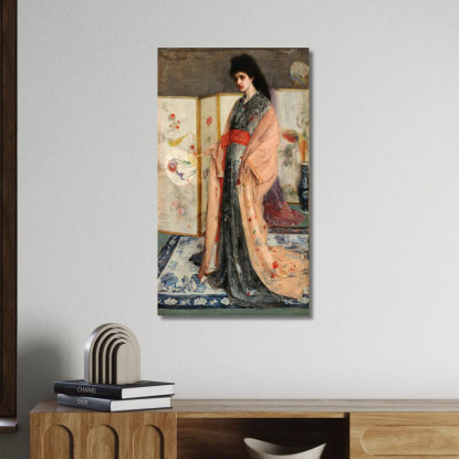 La Principessa Del Paese Della Porcellana James Abbott McNeill Whistler jam132 quadro stampato su tela