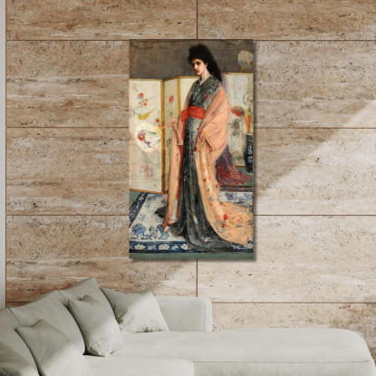 La Principessa Del Paese Della Porcellana James Abbott McNeill Whistler jam132 quadro stampato su tela