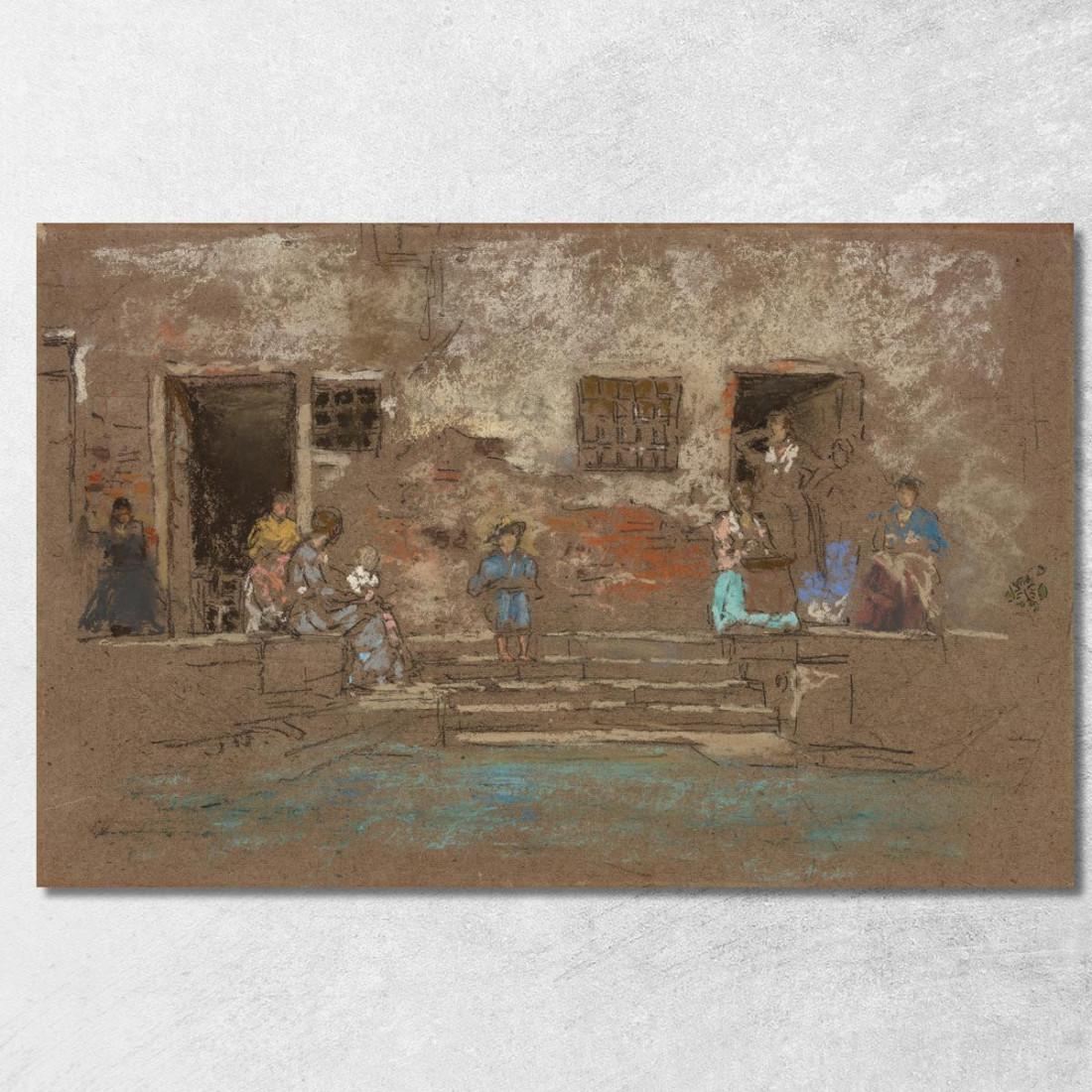 I Gradini James Abbott McNeill Whistler jam138 quadro stampato su tela