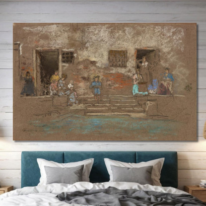 I Gradini James Abbott McNeill Whistler jam138 quadro stampato su tela