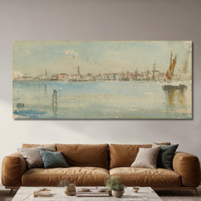 Porto Di Venezia James Abbott McNeill Whistler jam148 quadro stampato su tela