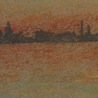 Tramonto Sul Porto Di Venezia James Abbott McNeill Whistler jam150 quadro stampato su tela