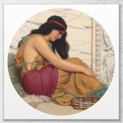 La Ballerina Stanca John William Godward jwg86 quadro stampato su tela