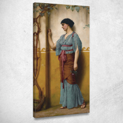 Il Luogo Dell'Udienza John William Godward jwg87 quadro stampato su tela