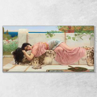 Quando Il Cuore È Giovane John William Godward jwg91 quadro stampato su tela