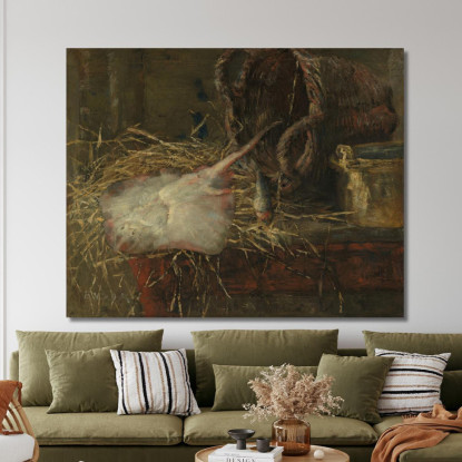 La Razza James Ensor jen107 quadro stampato su tela