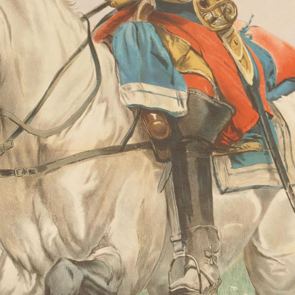 Théâtre De La Porte St. Martin: Fanfan La Tulipe Jean-Baptiste Édouard Detaille jbd31 quadro stampato su tela