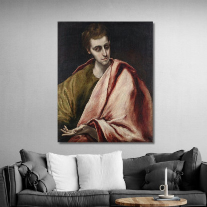 San Giovanni El Greco (Domenikos Theotokopoulos) egr47 quadro stampato su tela