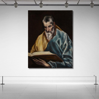 San Simone El Greco (Domenikos Theotokopoulos) egr51 quadro stampato su tela