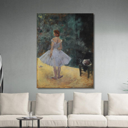 La Ballerina Jean-Louis Forain jfr32 quadro stampato su tela