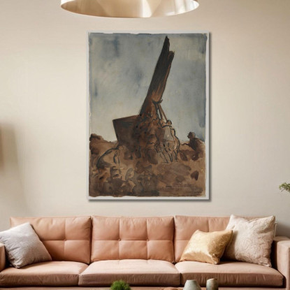 Installazione Di Un Osservatorio Da Parte Dei Camuffatori Jean-Louis Forain jfr43 quadro stampato su tela