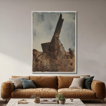 Installazione Di Un Osservatorio Da Parte Dei Camuffatori Jean-Louis Forain jfr43 quadro stampato su tela
