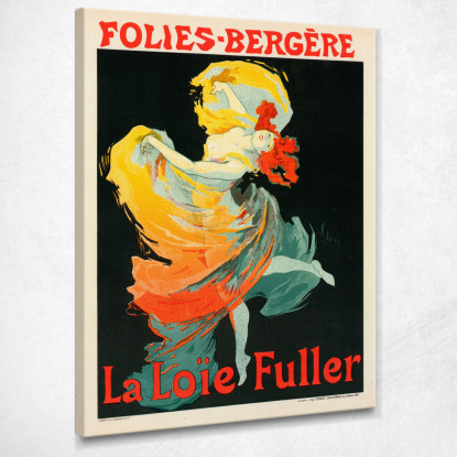 Loie Fuller Jules Chéret jch54 quadro stampato su tela