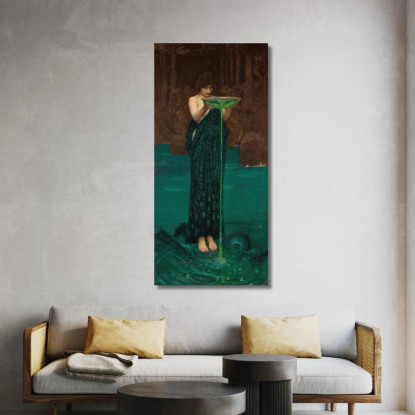 Circe Invidiosa John William Waterhouse jww7 quadro stampato su tela