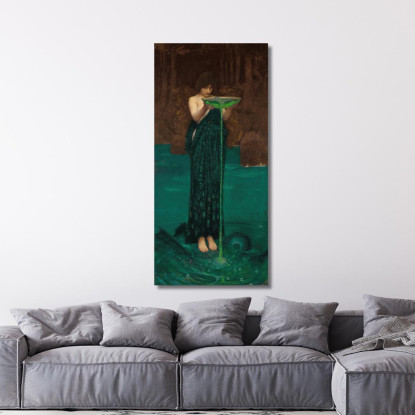 Circe Invidiosa John William Waterhouse jww7 quadro stampato su tela