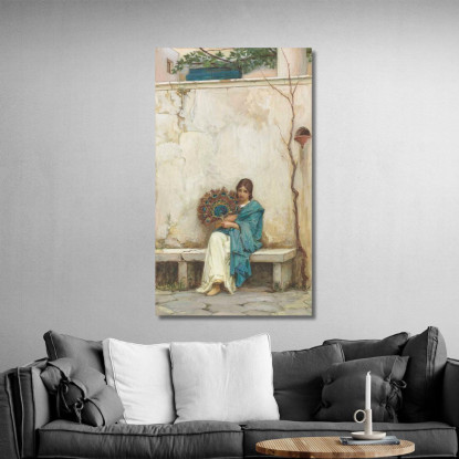 Sogni A Occhi Aperti John William Waterhouse jww9 quadro stampato su tela