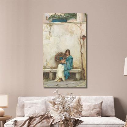 Sogni A Occhi Aperti John William Waterhouse jww9 quadro stampato su tela