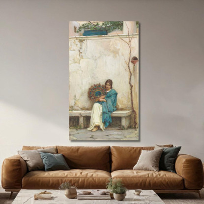 Sogni A Occhi Aperti John William Waterhouse jww9 quadro stampato su tela