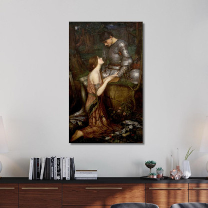 Lamia John William Waterhouse jww22 quadro stampato su tela