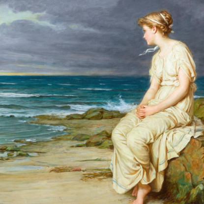 Miranda John William Waterhouse jww25 quadro stampato su tela