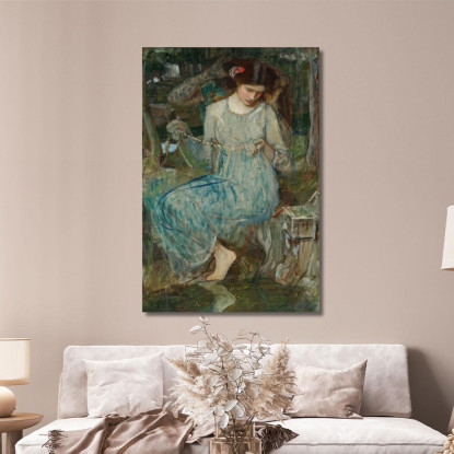 La Collana John William Waterhouse jww35 quadro stampato su tela