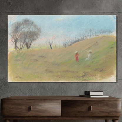 Bambini Nel Prato Ladislav Mednyánszky lmd13 quadro stampato su tela
