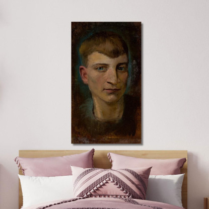 Testa Di Ragazzo Emaciato Ladislav Mednyánszky lmd29 quadro stampato su tela
