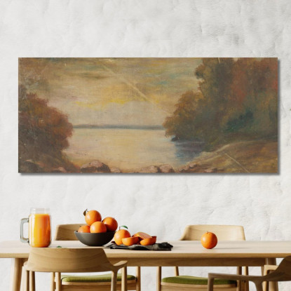 Paesaggio Con Un Lago 2 Ladislav Mednyánszky lmd37 quadro stampato su tela