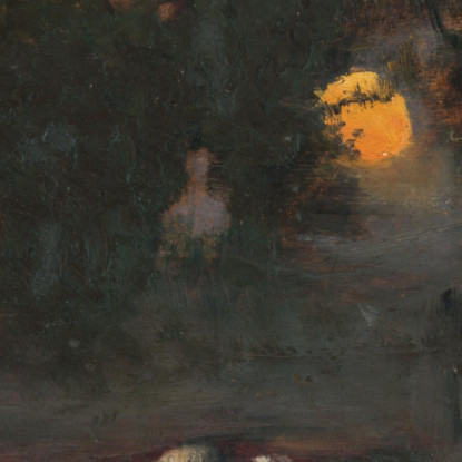 Paesaggio Con Sole Al Tramonto Ladislav Mednyánszky lmd39 quadro stampato su tela