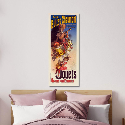 Negozio Buttes Chaumont Jules Chéret jch74 quadro stampato su tela