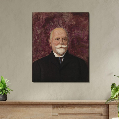 Ritratto Di Leon Biliński Leon Wyczółkowski lwy44 quadro stampato su tela