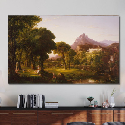 Sogno Di Arcadia Thomas Cole tcl12 quadro stampato su tela
