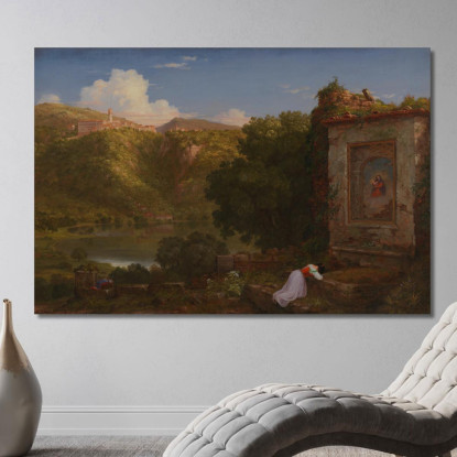 Il Penseroso Thomas Cole tcl15 quadro stampato su tela